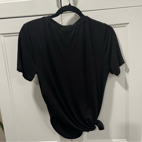 Women’s Black Harley-Davidson Short Sleeve Knot Tee Small - Picture 2 of 9